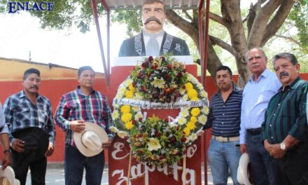 Conmemoran el 107 aniversario de la repartición de tierras en Ixcamilpa