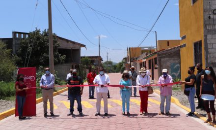 Inaugura Ayuntamiento de Izúcar calle en El Mirador